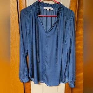 LOFT Deep Blue Blouse